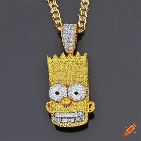 gucci bart simpson chain worth